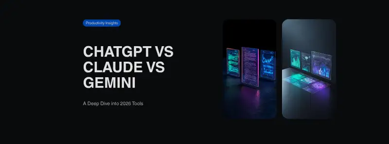 Imagem: ChatGPT vs Claude vs Gemini: qual usar no trabalho em 2026