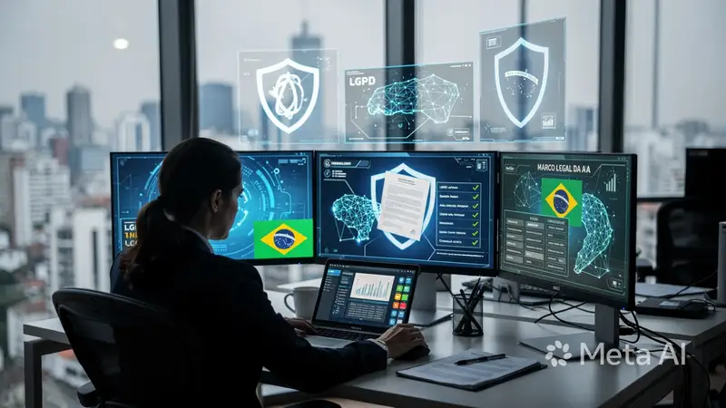 Imagem: LGPD e IA nas empresas: o que já é obrigatório e o que muda em 2026